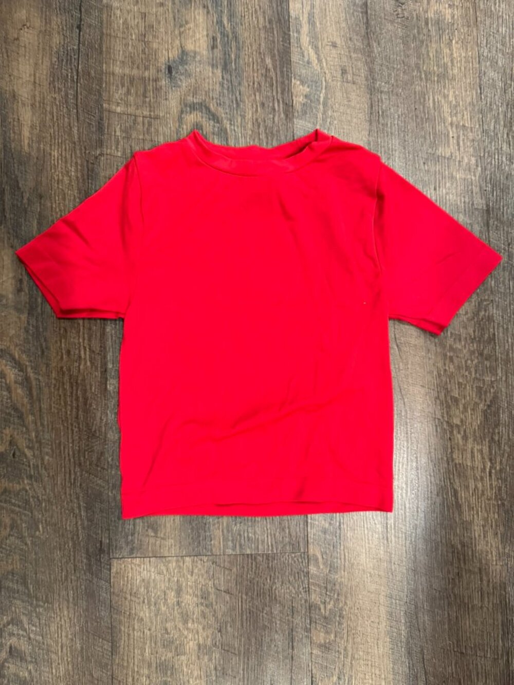 a new day Red Short Sleeve T-Shirt - Women's XSmall